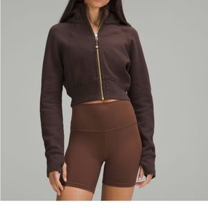 Lululemon Cropped Scuba Hoodie Full Zip